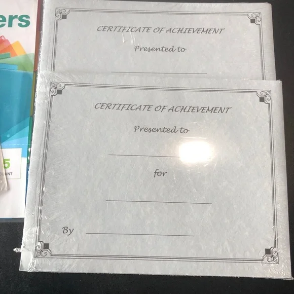 NWOT Attn: Teachers - Up & Up Letter Index Dividers, Report Covers, Award Cert. - Picture 4 of 4